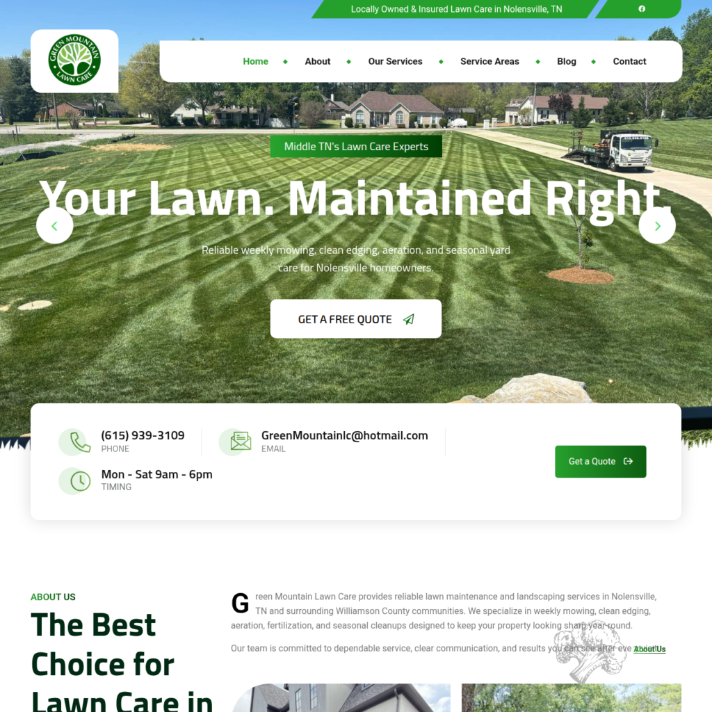 Green mountain Lawn Care